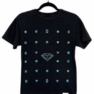Diamond Supply Co. Men’s Small Black Graphic Teeshirt Black Diamond Logo